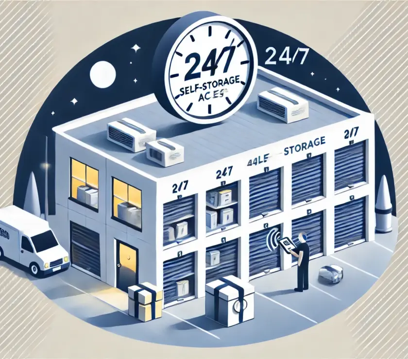The Convenience of 24/7 Self-Storage: Store Your Items Anytime, Anywhere