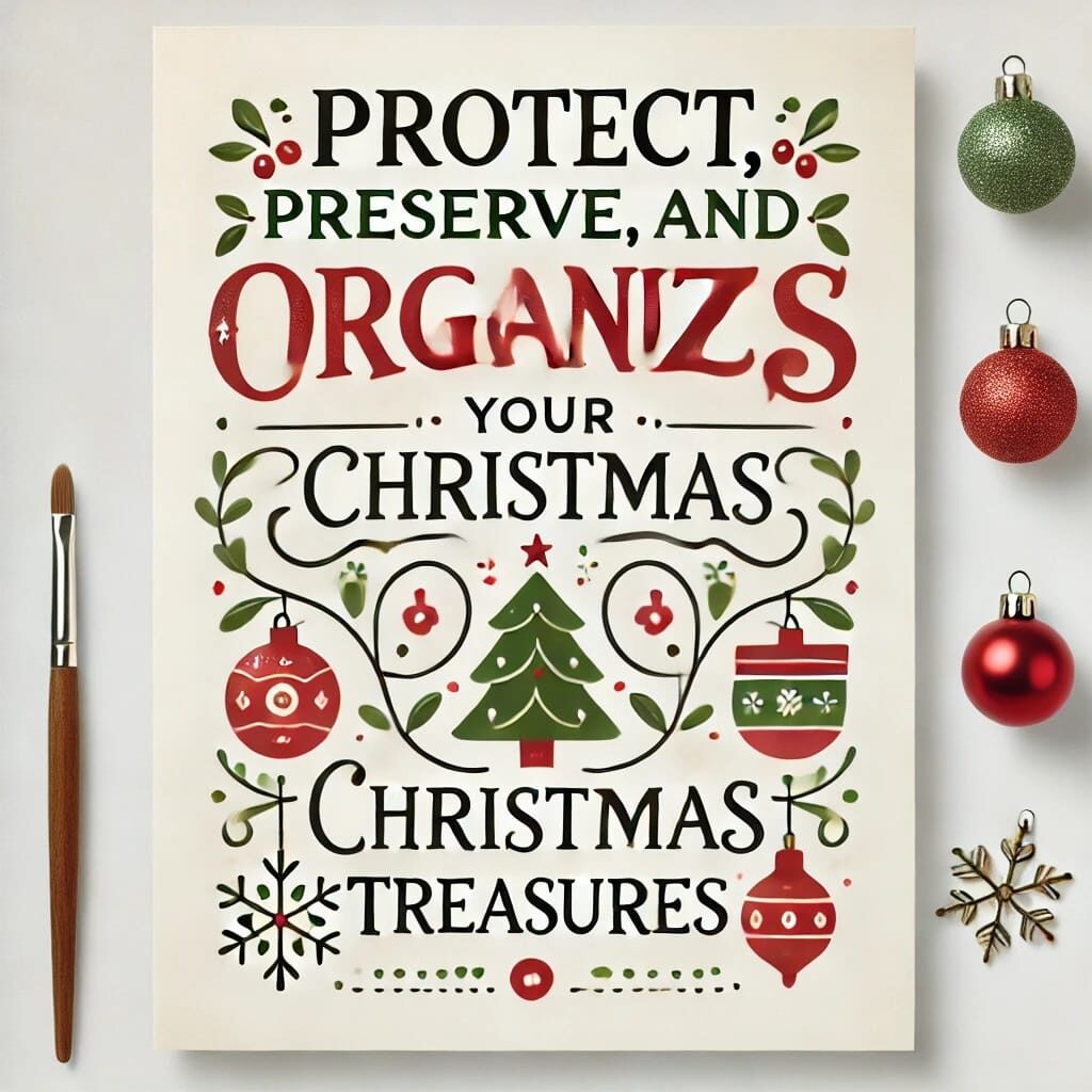 Protect Preserve and Organize Your Christmas Treasures