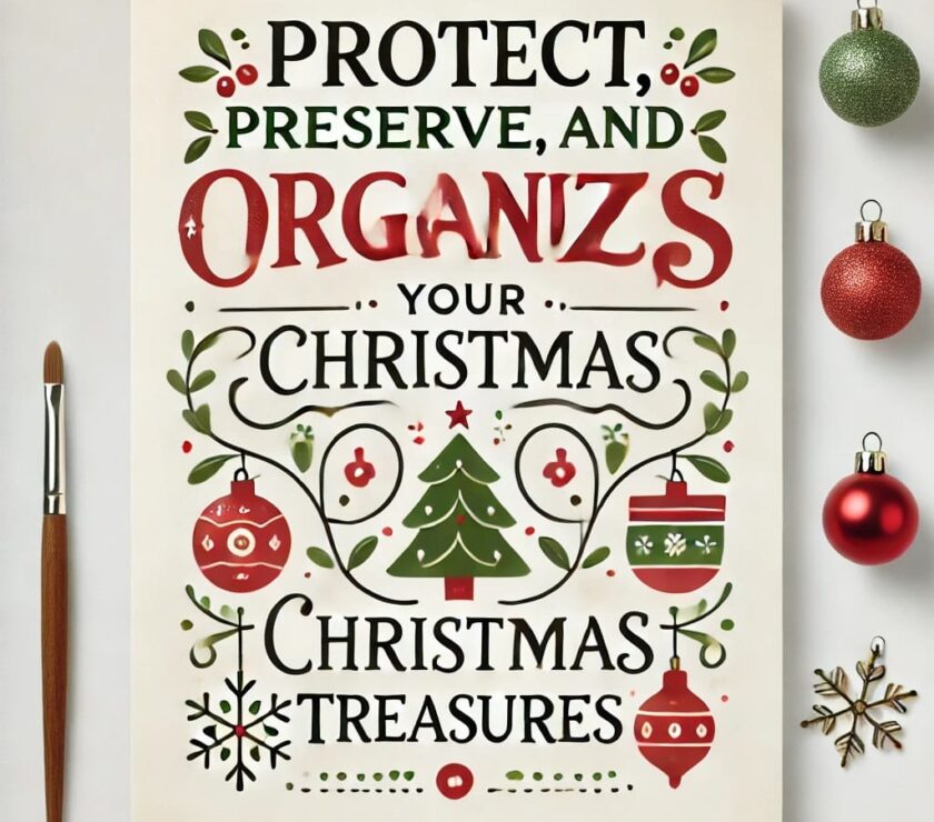 Protect Preserve and Organize Your Christmas Treasures