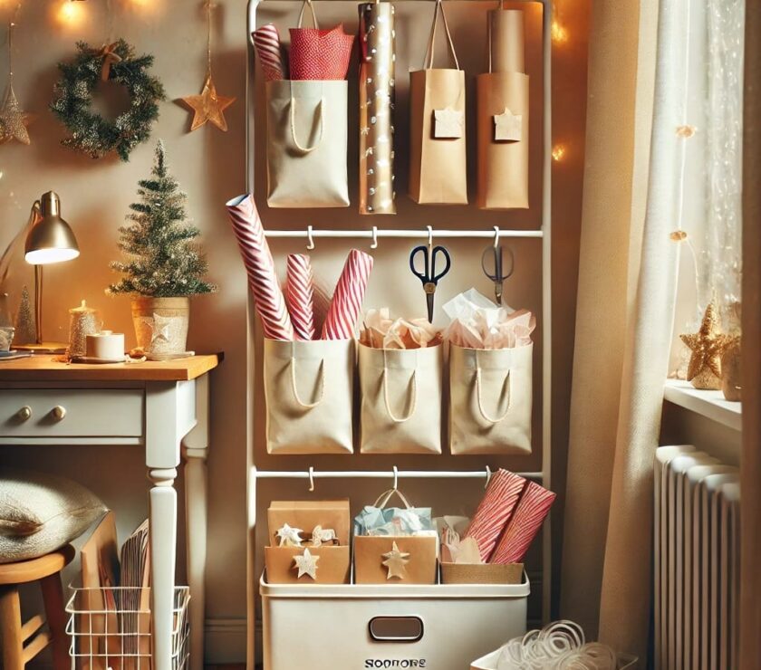 Holiday Hacks Wrapping Paper Storage Made Simple